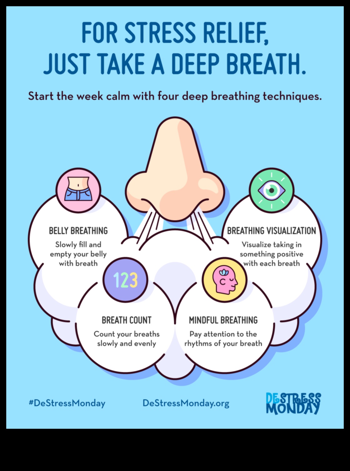 أنفاس عميقة، سلام عميق: التقنيات الأساسية للاسترخاء