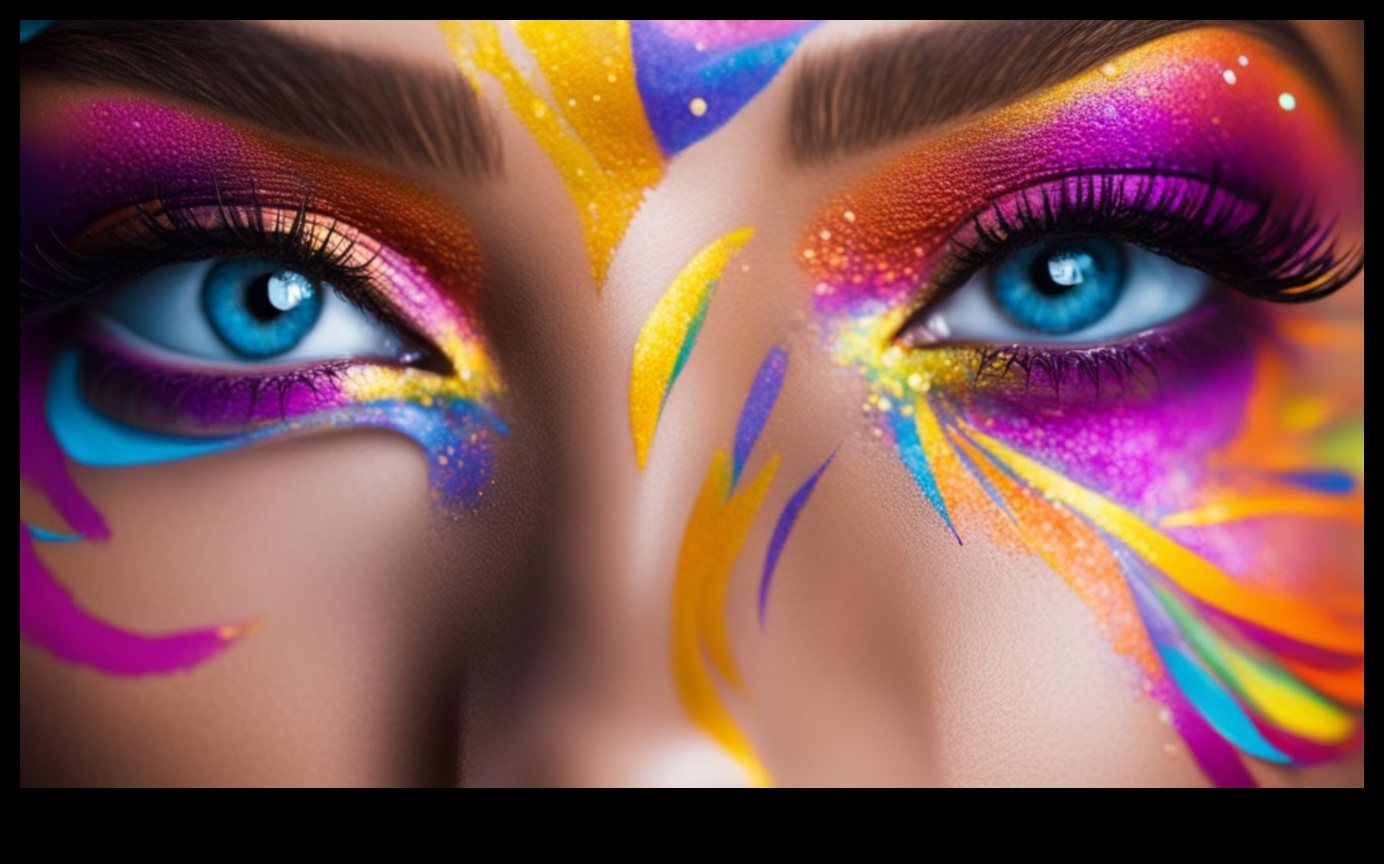 اتجاهات الماسكارا: تجربة التصاميم الهندسية والتجريدية