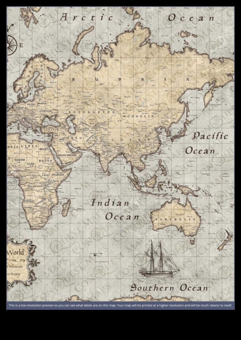 طرق مبتكرة للتزيين بالخرائط القديمة