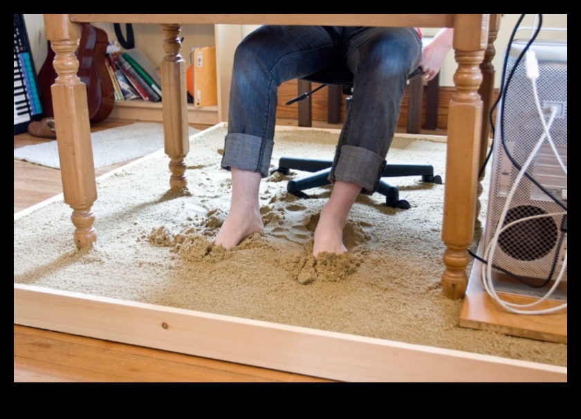 ديكور مكتب ساحلي لمساحة إنتاجية